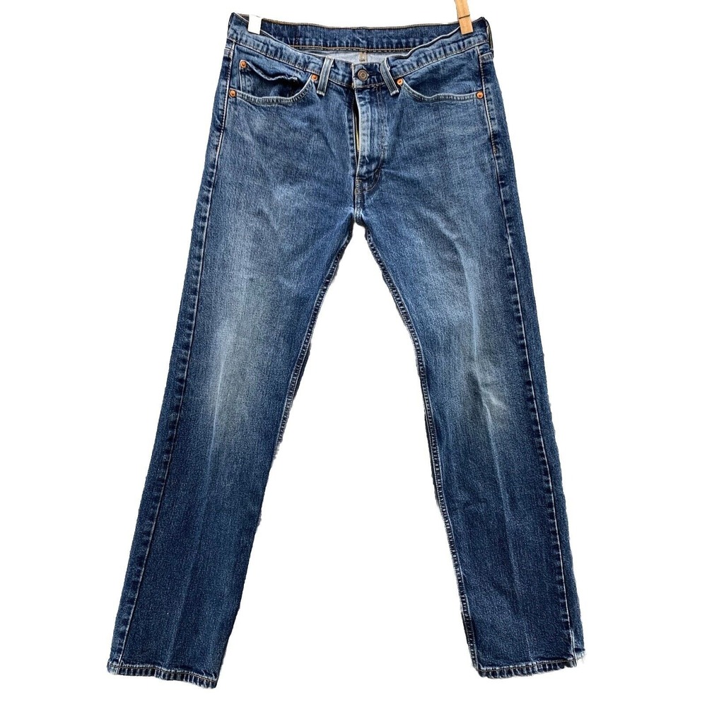 Levis 505 Jeans 32x29* Blue Denim Straight 90s Western Y2K Skate Academia Grunge